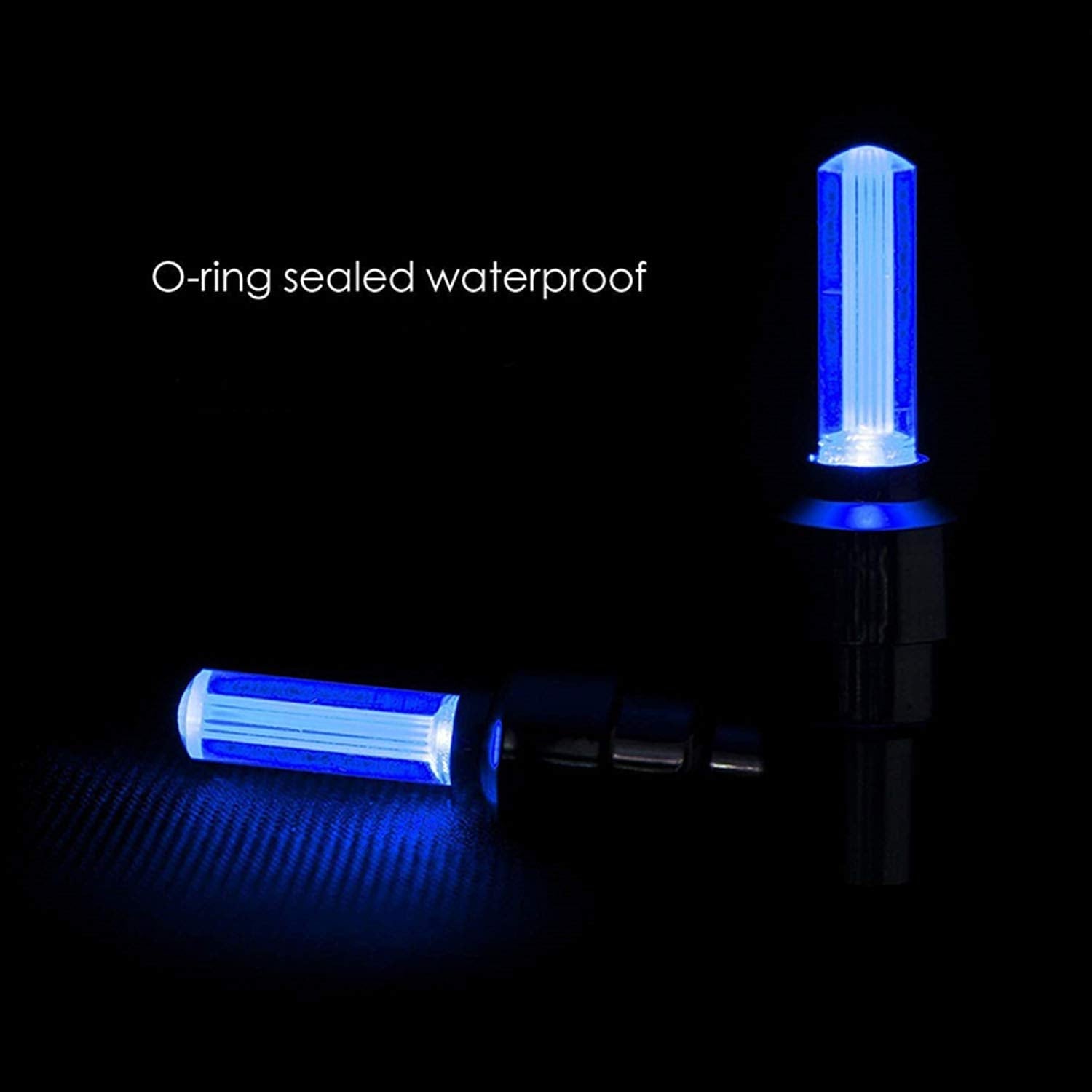 LED Flash Light lamp tyre Wheel Valve Sealing caps (2 Pc / Mix Color) LED Flash Light lamp tyre Wheel Valve Sealing caps (2 Pc / Mix Color)